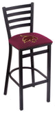 Holland L004 Texas State 30" Stationary Bar Stool - Black