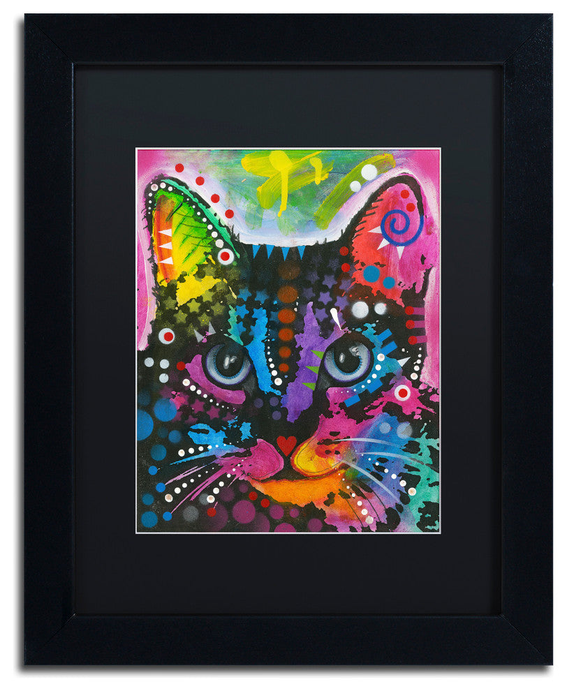 Dean Russo '12' Framed Art, 11x14, Black Frame, Black Mat