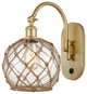 Innovations 518-1W-SG-G122-8RB-LED 1 Light Sconce, Satin Gold