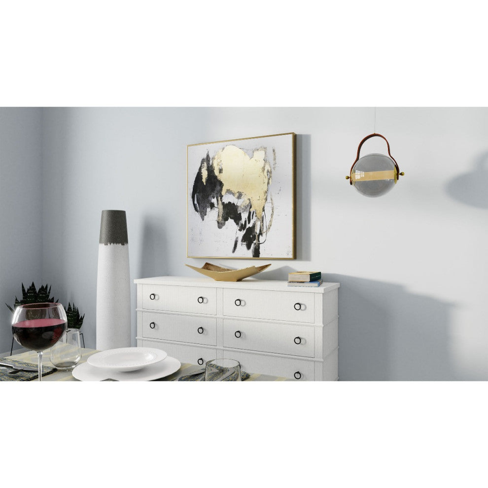 Amalyn Ceramic Tray, Gold