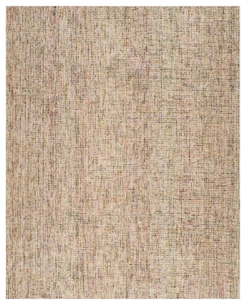 Safavieh Abstract 9' x 12' Hand Tufted Wool Rug in Gold and Blue