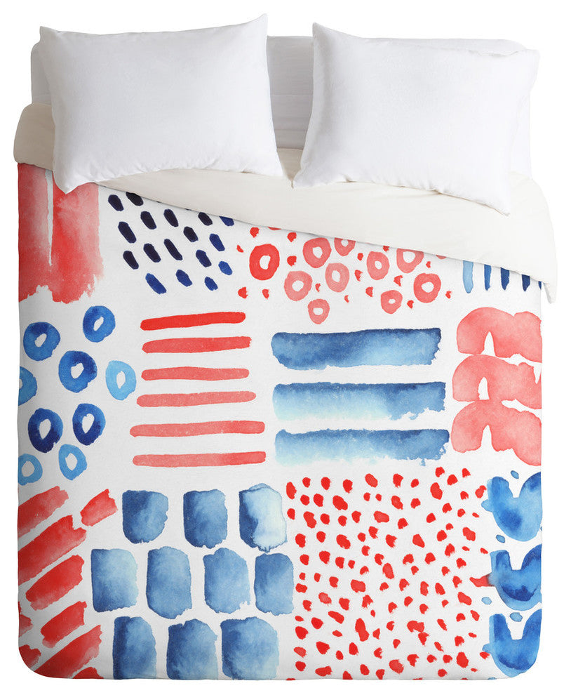 Deny Designs Kerri Satava Sand And Shore Duvet Cover-Lightweight