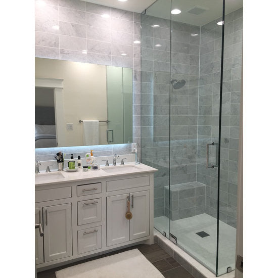 Thassos White Marble Hexagon Mosaic Tile 3 inch Polished, 1 sheet