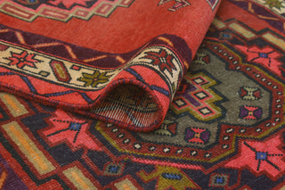 Fine Vintage Distressed Bamshad Rust/Beige Runner, 3'6x12'7