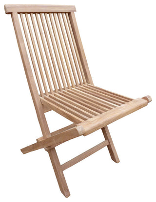 Seven Seas Teak Folding Side Chair, Set of 2