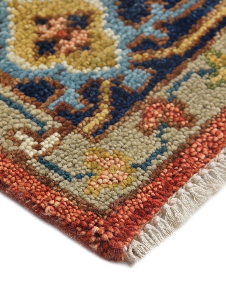 Miranda Handmade Area Rug, Red, 9x12'