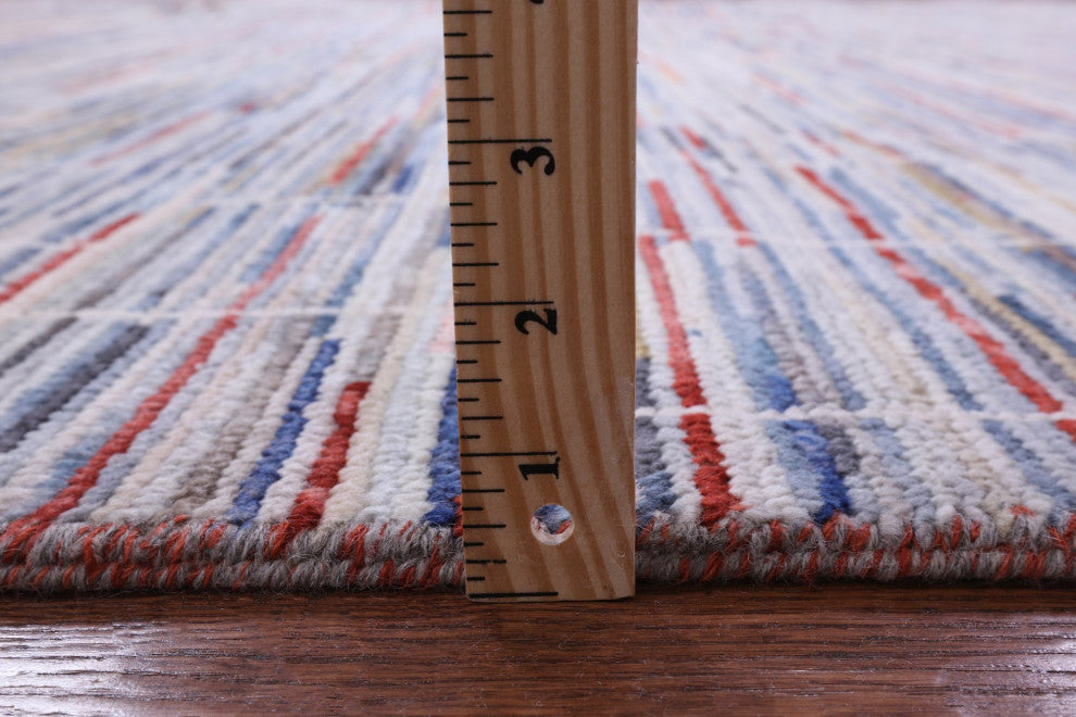 9' 11" X 14' 3" Moroccan Handmade Wool Rug Q8592