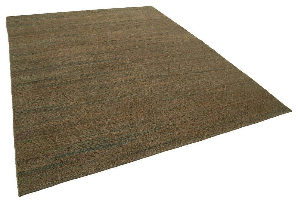 Rug N Carpet - Handmade Oriental 8' 2'' x 10' 1'' Decorative Wool Kilim Rug