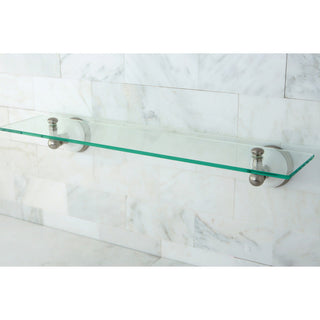 Kingston Brass Glass Shelf, Brushed Nickel