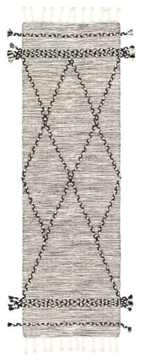 Surya Zanafi ZNF-2300 6'x9' Rug, Black/Cream