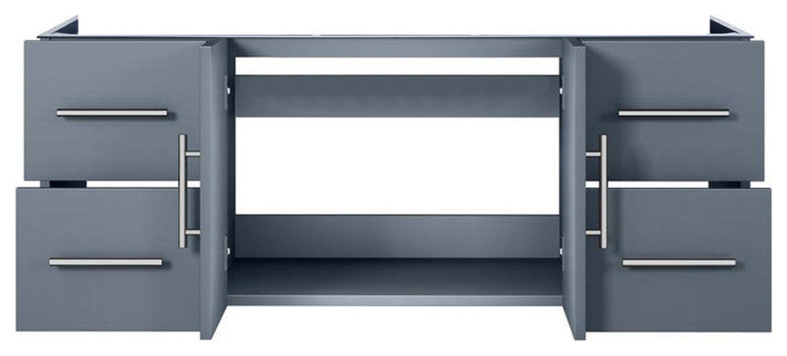 Geneva Transitional Dark Grey 48" Vanity Cabinet Only