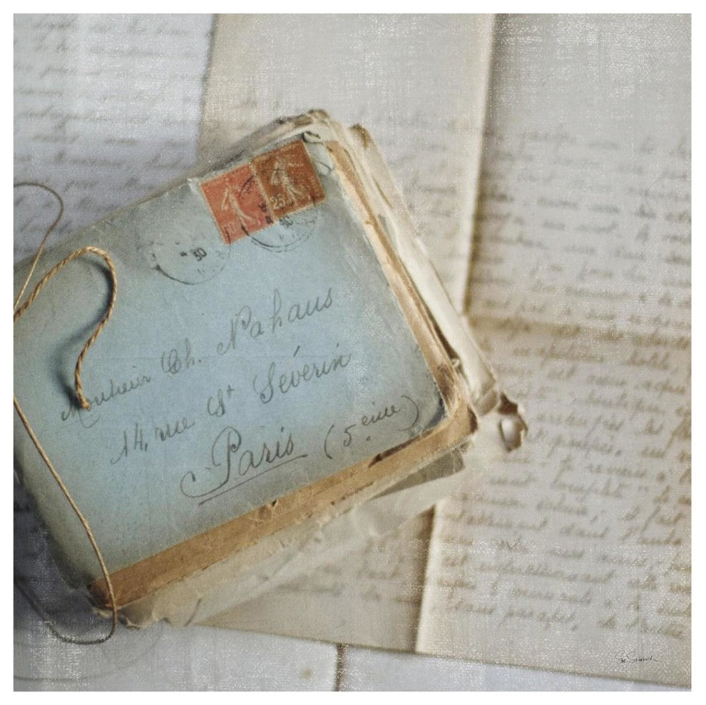 "Love Letters I" Digital Paper Print by Sue Schlabach, 42"x42"
