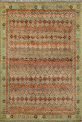 Balochi Greta Purple/Gray Rug, 4'9x6'6