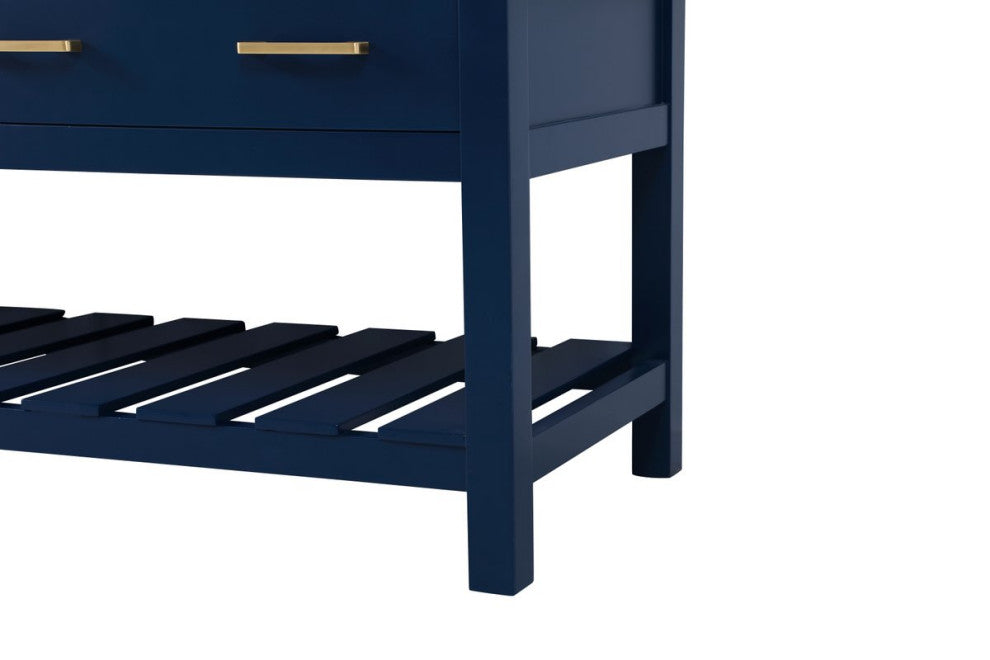 Home Living 22" Farmhouse Blue-Light Bathroom Vanity
