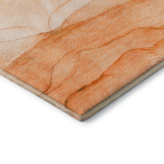 Premium Machine Washable Mayfield AMF507 Orange 8' x 10' Rug