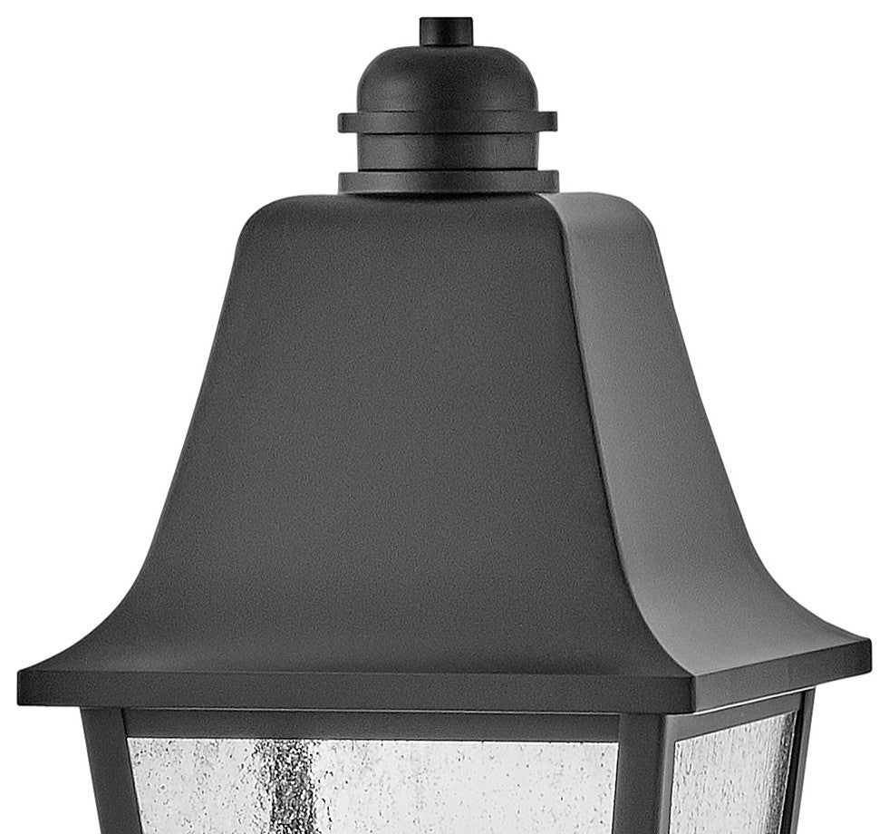 Hinkley Kingston Large Post Top Or Pier Mount Lantern, Black