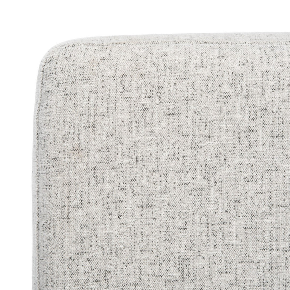 Safavieh Lohan Arm Chair, Light Grey/Gold