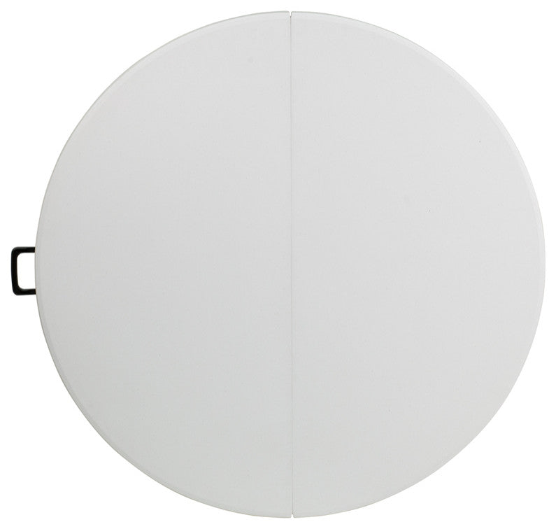 48'' Round Bi-Fold Granite White Plastic Folding Table