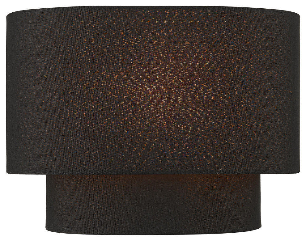 Livex Lighting Sentosa 1-Light Black Sconce
