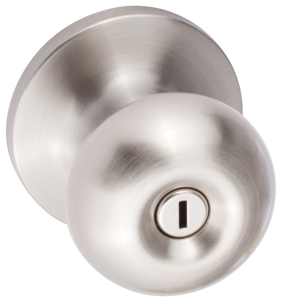Contemporary Series Durango Privacy Knob, Satin Nickel