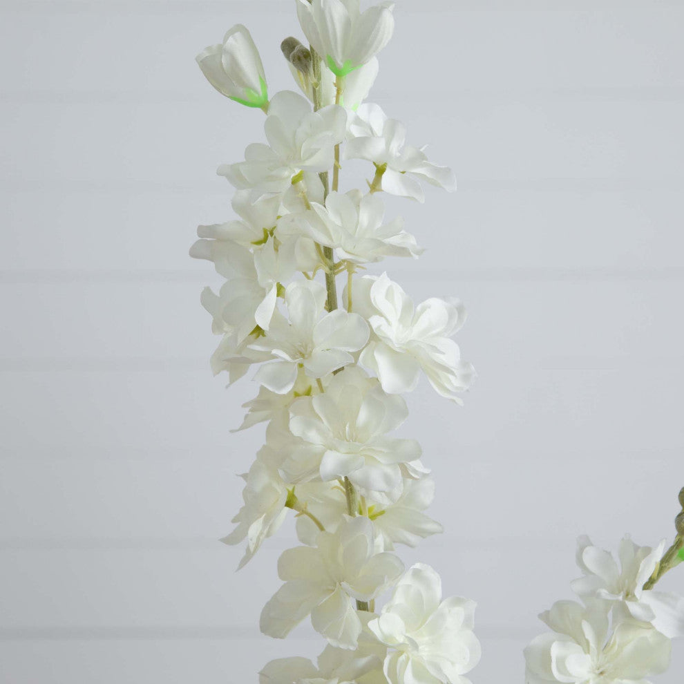 33" Artificial Delphinium Flower Stems, Set of 3