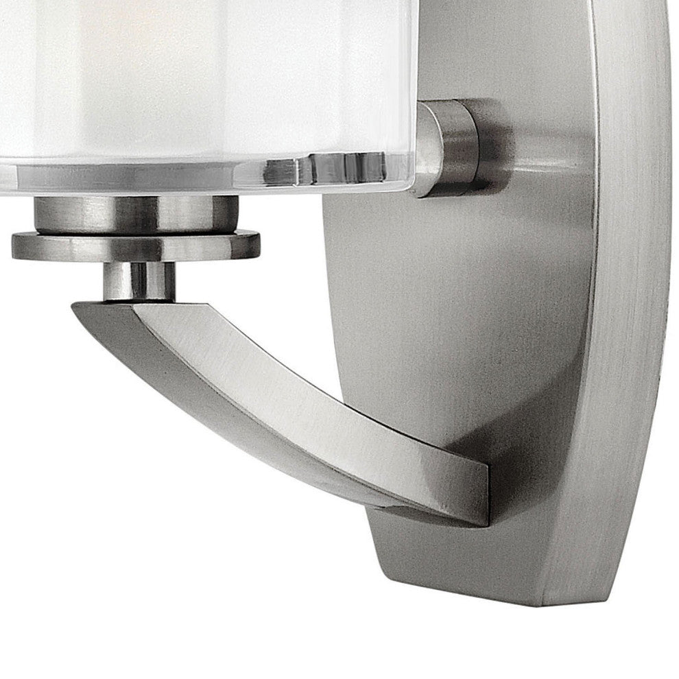 Hinkley Meridian Single Light Vanity, Brushed Nickel