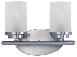 Maxim 10212 Corona 12"W Bath Light - Satin Nickel / Frosted Glass