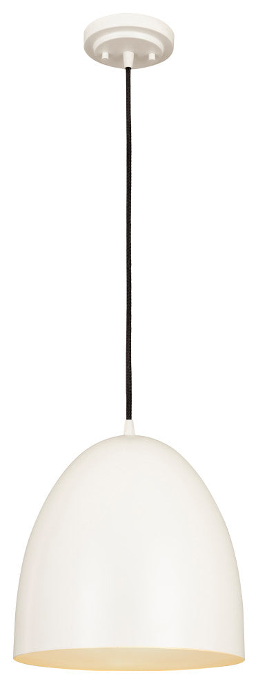 Zlite 6012P12-SWH 1-Light Pendant, Satin White
