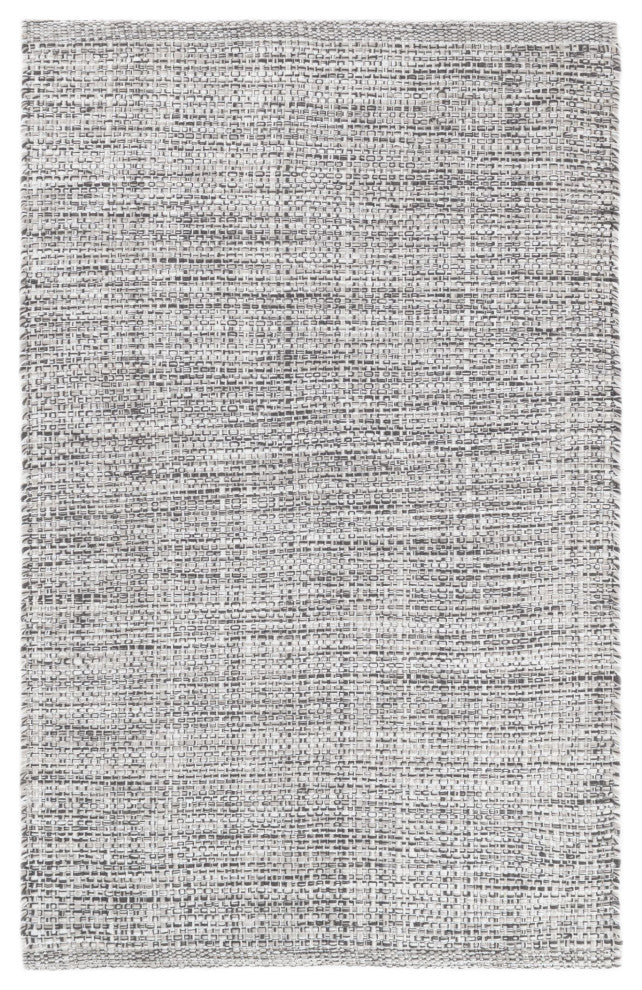 Dash & Albert Fusion Grey Handwoven Indoor/Outdoor Rug, Grey, 6' x 9'