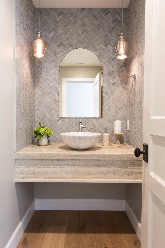 Rita 21 in. W x 28 in. H Arch Polished Frameless Bathroom Vanity Wall Mirror