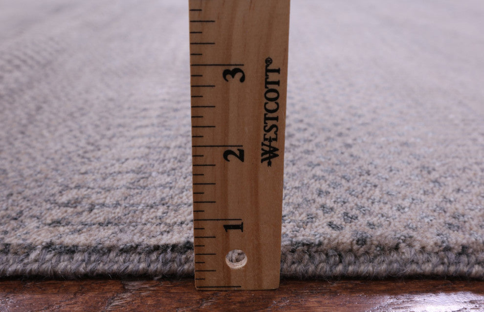 9' 0" X 12' 3" Gabbeh Savannah Grass Handmade Wool and Silk Rug Q6731