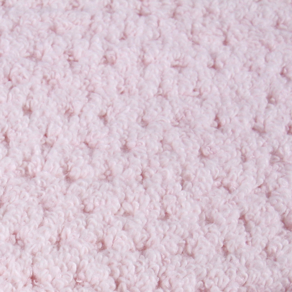 Everplush Diamond Jacquard Hand Towel Set, 4-Pack, Pale Pink