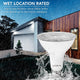 Luxrite LED PAR30 Flood Light Bulb 5000K Dimmable Wet Rated 4 Pack