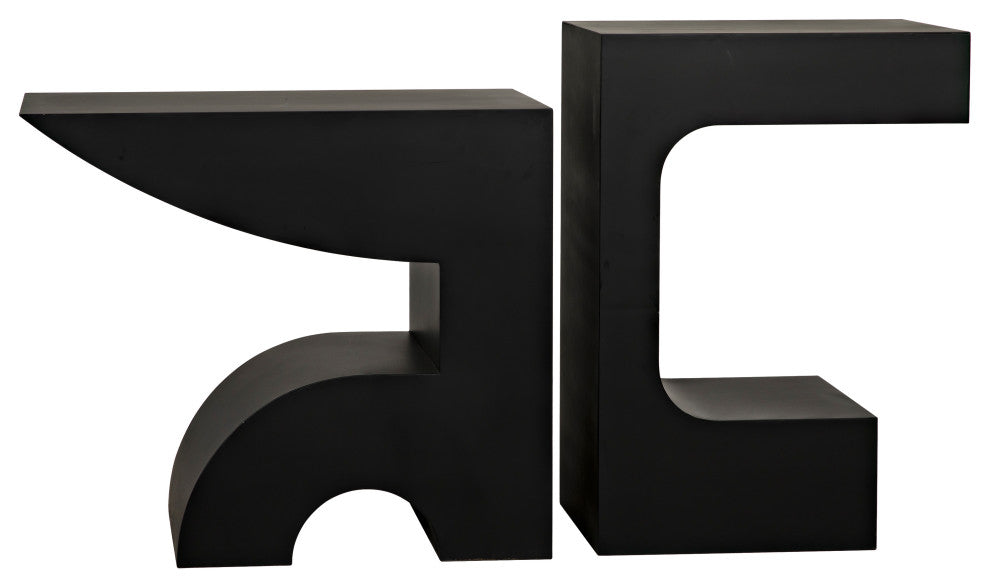 NOIR Furniture - Shiba Console, Black Metal - GCON322MTB
