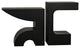 NOIR Furniture - Shiba Console, Black Metal - GCON322MTB