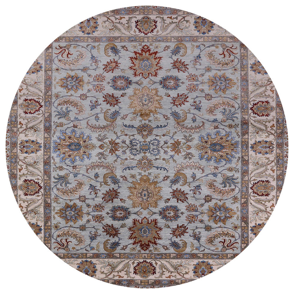 Ahgly Company Indoor Round Mid-Century Modern Area Rugs, 3' Round