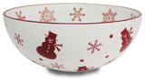 Euro Ceramica Winterfest Round Serving Bowl