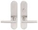 Copenhagen Lever, Tubular Passage, Privacy Bolt, LH, Satin Stainless Steel
