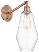 Innovations 317-1W-AC-G652-7-LED 1-Light Sconce, Antique Copper