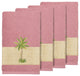 Colton 4-Piece Embellished Bath Towel Set, Tea Rose
