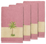 Colton 4-Piece Embellished Bath Towel Set, Tea Rose