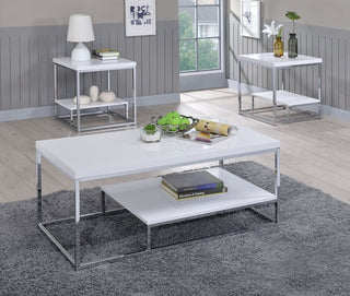 Lucia End Table, White