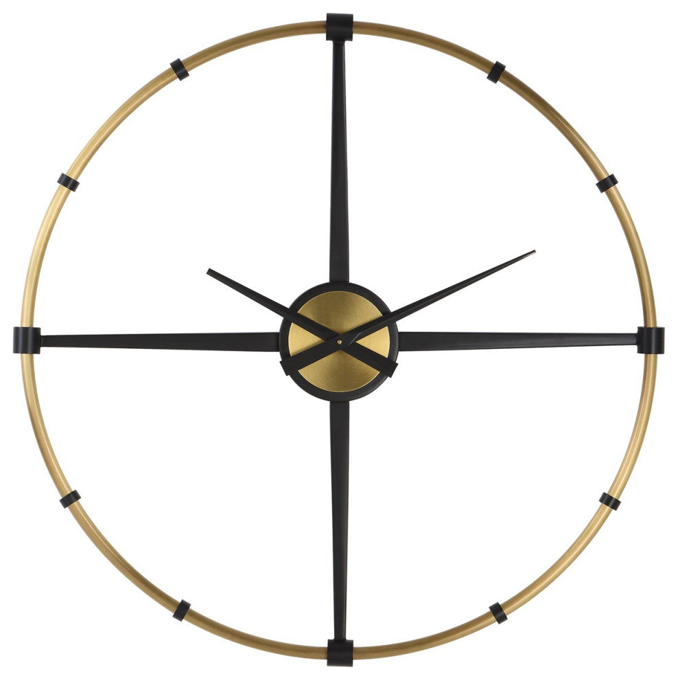 Uttermost Captain Wall Clock 06462