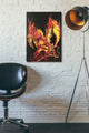 Epic Graffiti "Dragon Fire" by Michael Stewart Giclee Canvas Wall Art, 18"x26"