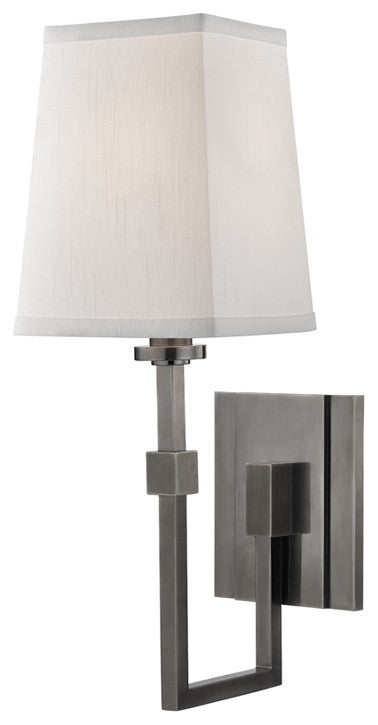 Hudson Valley 1361HN One Light Wall Sconce Fletcher Historic Nickel