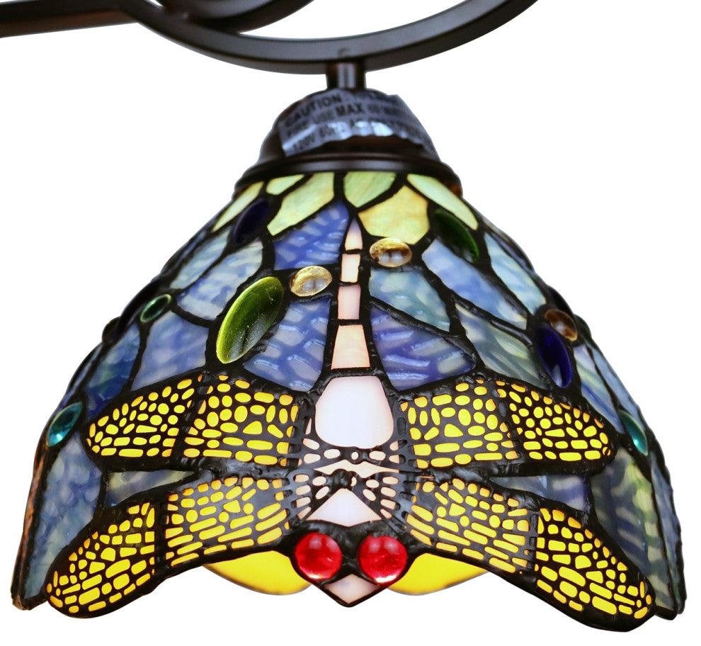 CHLOE Lighting CH3T524BD25-DD3 SUNNIVA Dragonfly 3 Light Chandelier