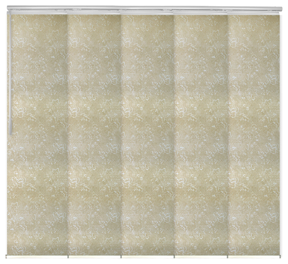 Sage 5-Panel Track Extendable Vertical Blinds 58-110"W