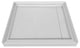 Valley Acrylic Single Threshold Acrylic Linear End Drain Shower Base 48", White,