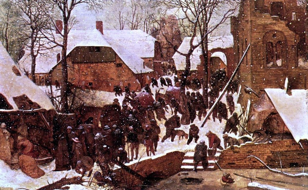 The Elder Pieter Bruegel Adoration of the Kings in the Snow Wall Decal