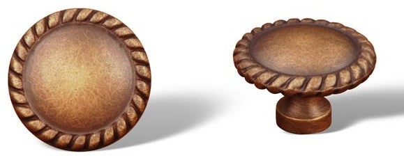 Antique English RKI Plain Knob with Rope, RKICK9313AE
